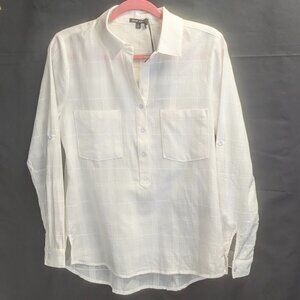 NWT Dear John Size Small 100% Cotton Cream Colored Top